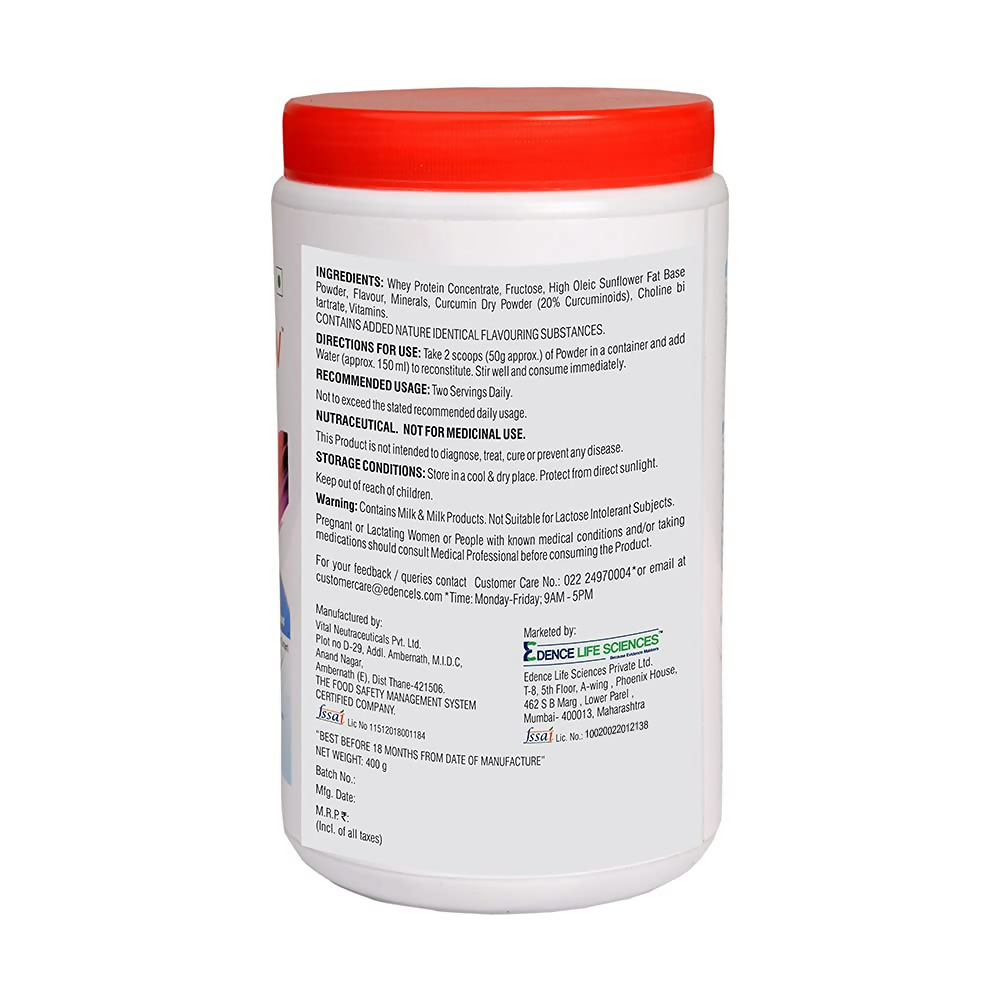 InstaRecov Beginner's Whey Protein Enriched with Curcumin by OmniWellness Vanilla Flavour | Grocsy