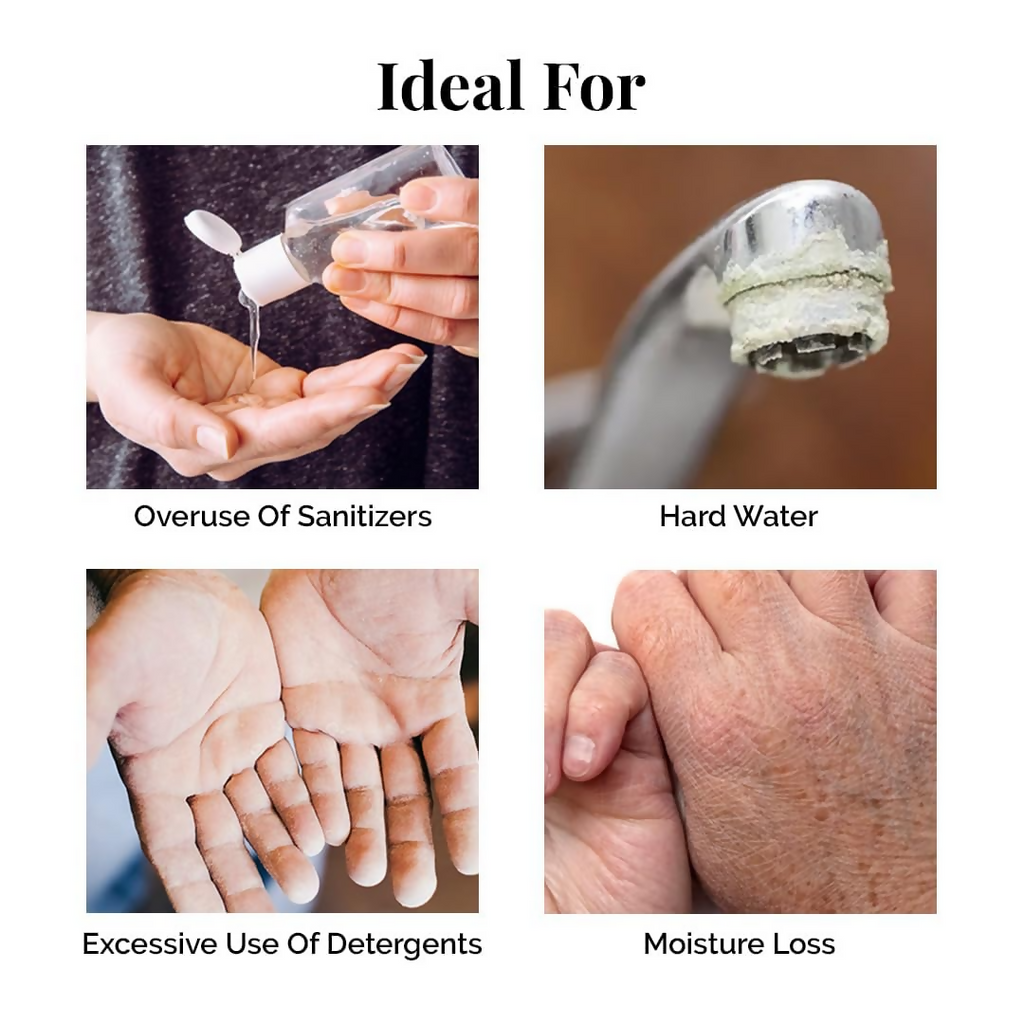 LuxaDerme Hand & Nail Rescue Cream With Shea Butter & Niacinamide | Grocsy
