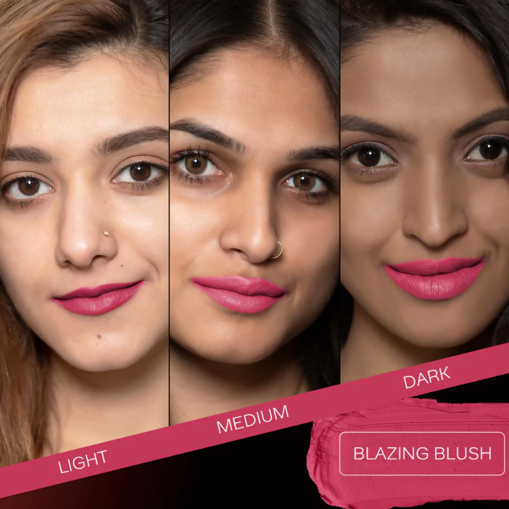 Faces Canada Weightless Matte Finish Lipstick - Blazing Blush 20 | Grocsy