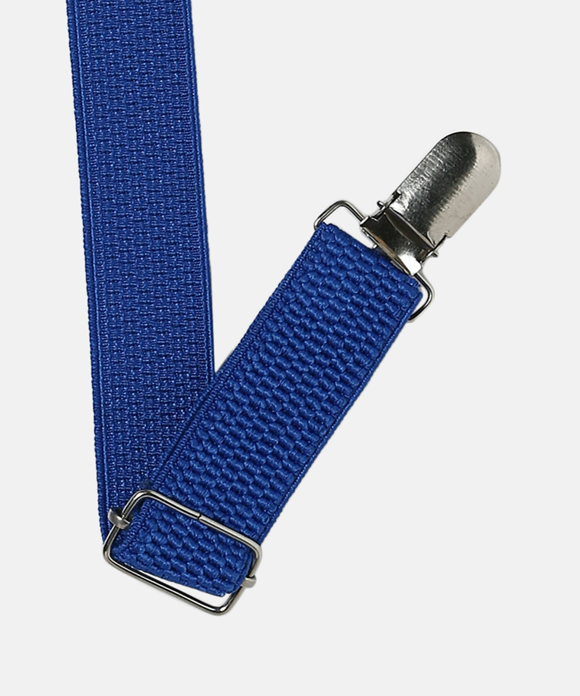 Manet Boys Solid Suspenders - Blue | Grocsy