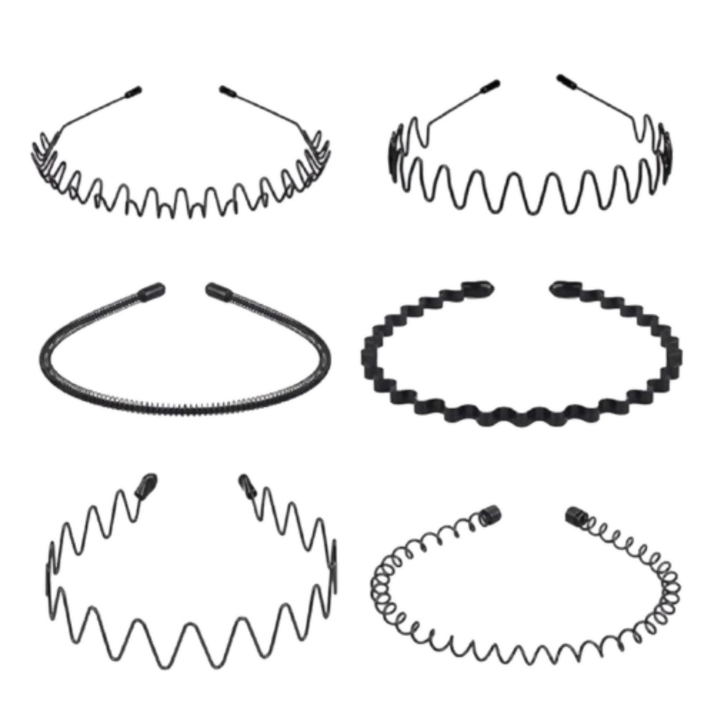 Bronson Professional Metal Hair Band Set - Black | Grocsy