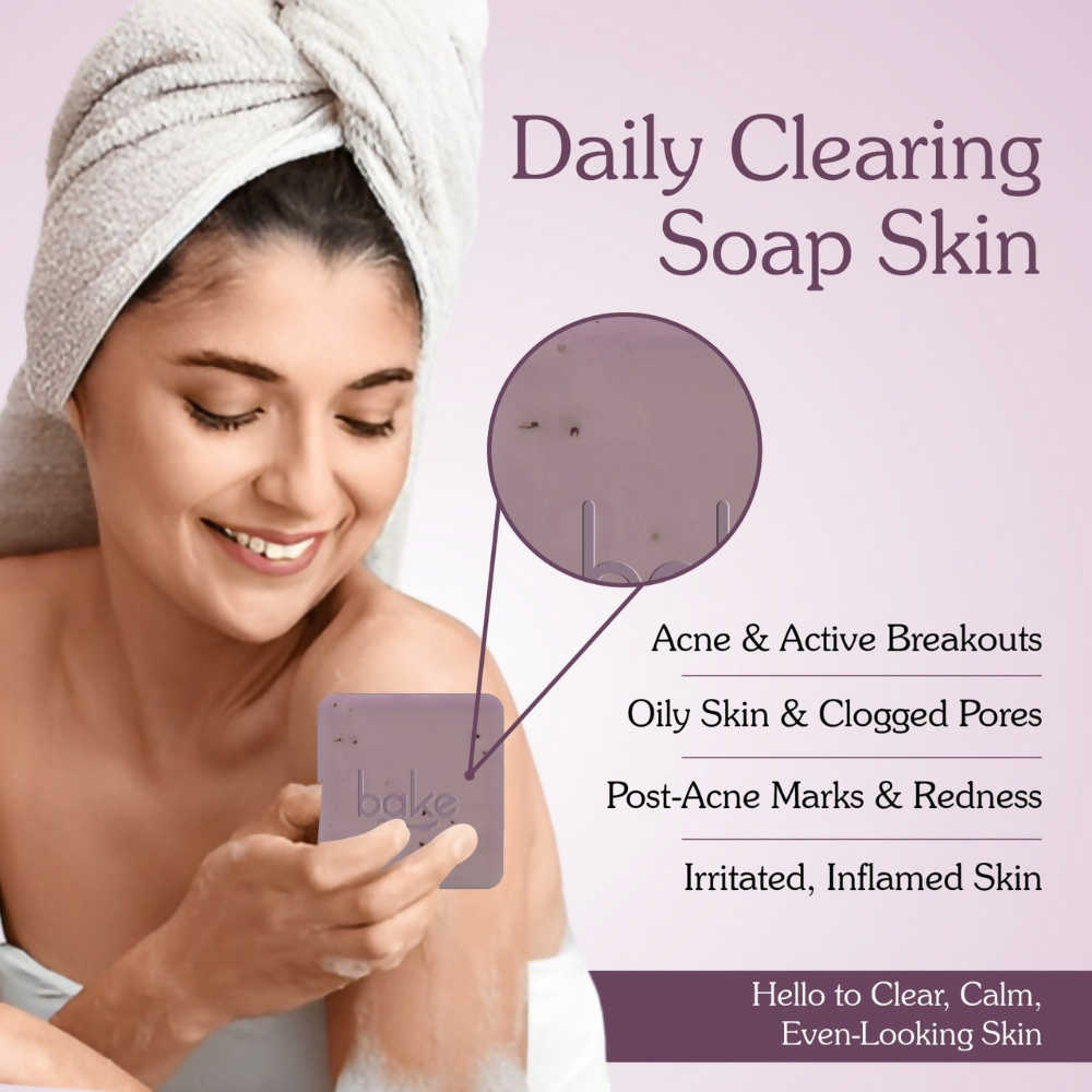 Bake 10% Niacinamide + 3% Azelaic Acid Scrub Treatment Soap | Grocsy