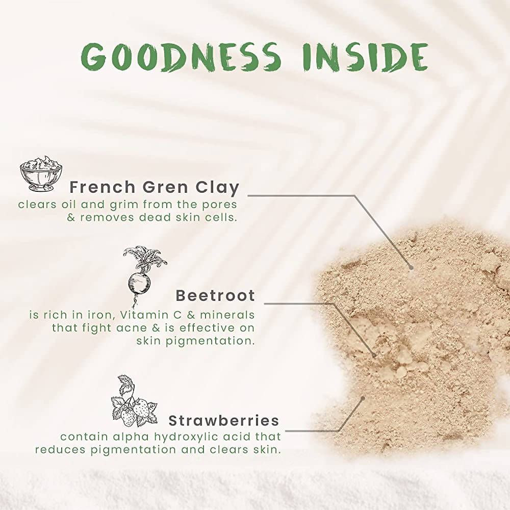 FOY Naturals Berries & French Clay Face Mask | Grocsy