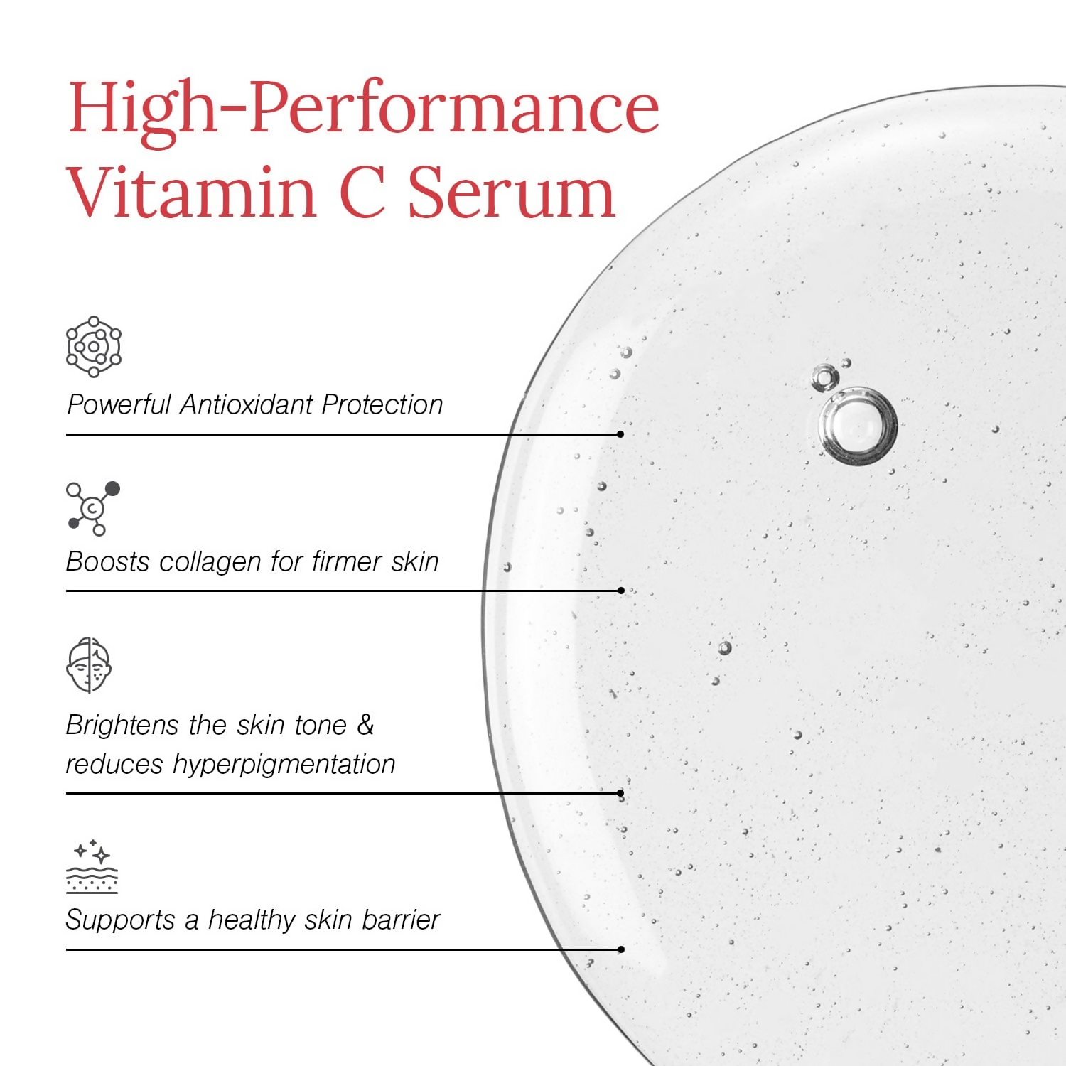 Juicy Chemistry 10% Vitamin C + EGCG Face Serum | Grocsy