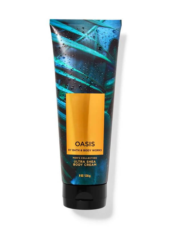 Bath & Body Works Oasis Men's Collection Body Cream | Grocsy