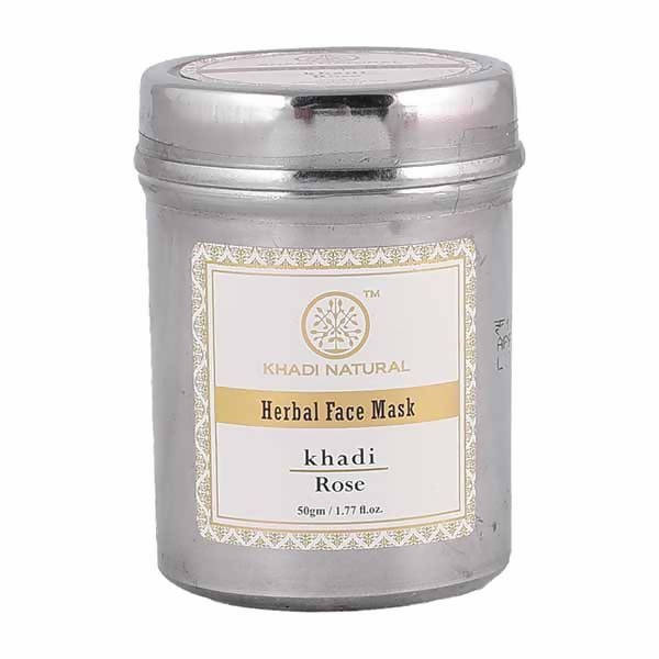 Khadi Natural Rose Herbal Face Mask | Grocsy