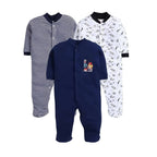 Daddy - G Rompers/Sleepsuits/Jumpsuit /Night Suits for New Born Babies - Navy Blue | Grocsy