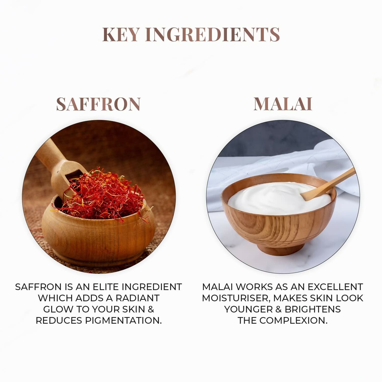Just Herbs Saffron + Malai Nourishing Body Milk Lotion | Grocsy