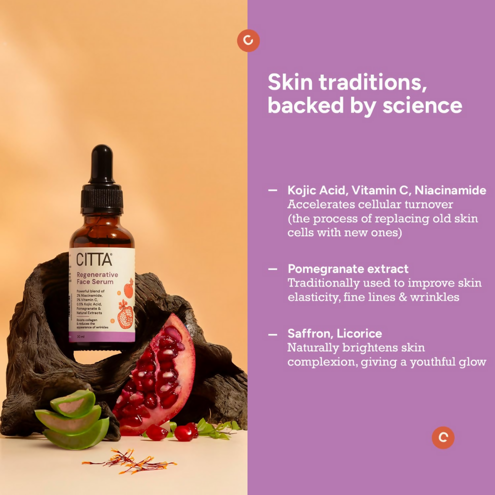 Citta Anti-Aging Face Serum – Regenerative Serum | Grocsy