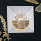 Tehzeeb Creations Golden Embossed Wall Painting | Grocsy