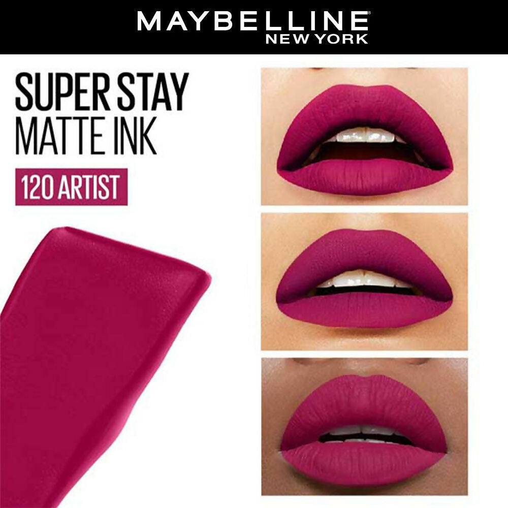Maybelline New York Super Stay Matte Ink Liquid Lipstick - 120 Artist | Grocsy