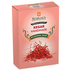 Krishna's Herbal & Ayurveda Kesar Handmade Soap | Grocsy