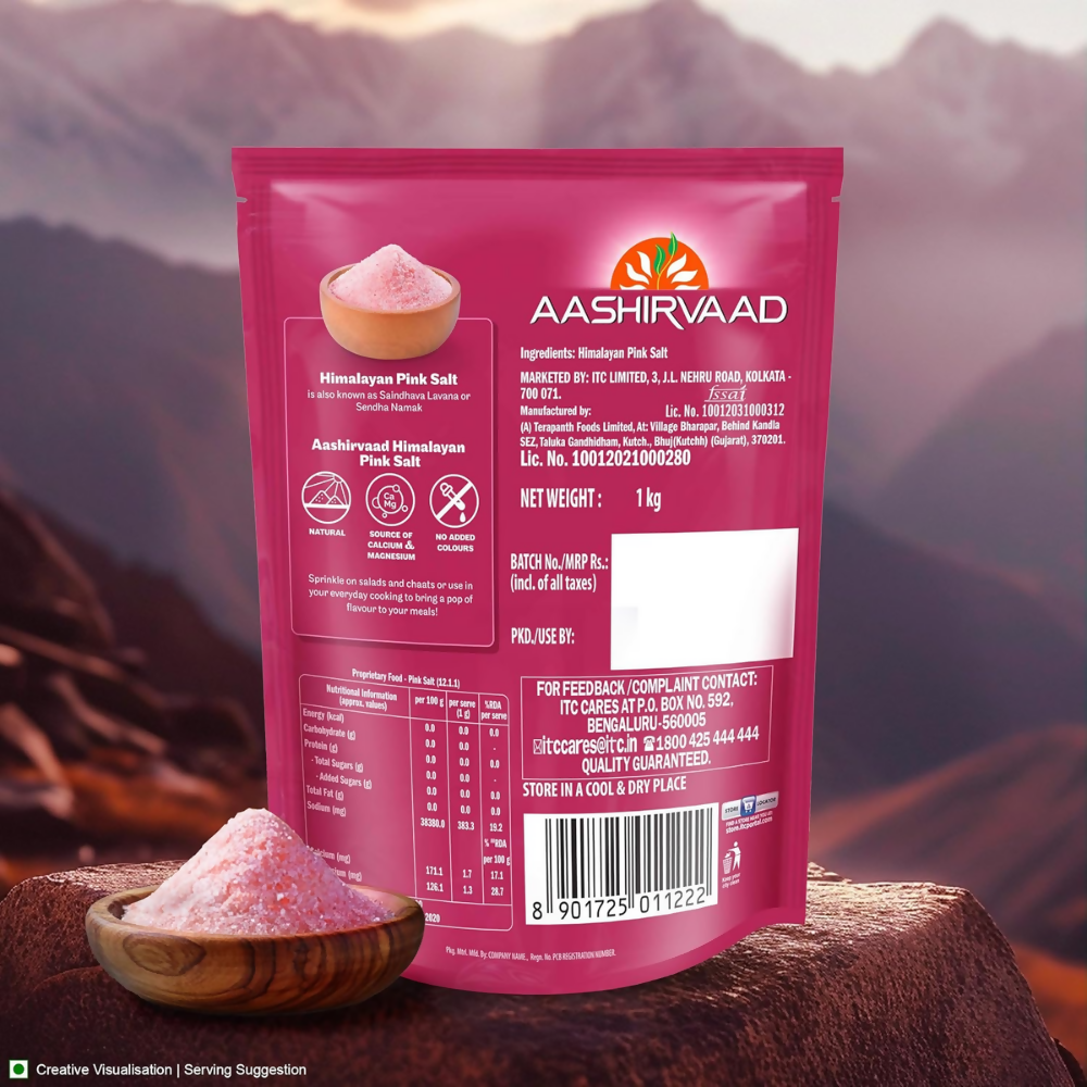 Aashirvaad Himalayan Pink Salt | Grocsy
