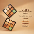 Baked Beauty 9-In-1 Concealer & Corrector Palette | Grocsy