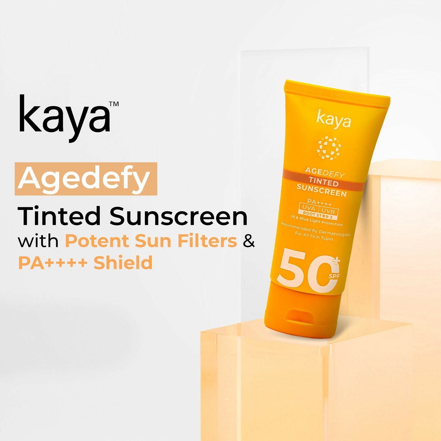 Kaya AgeDefy Tinted Sunscreen With SPF 50+ | Grocsy
