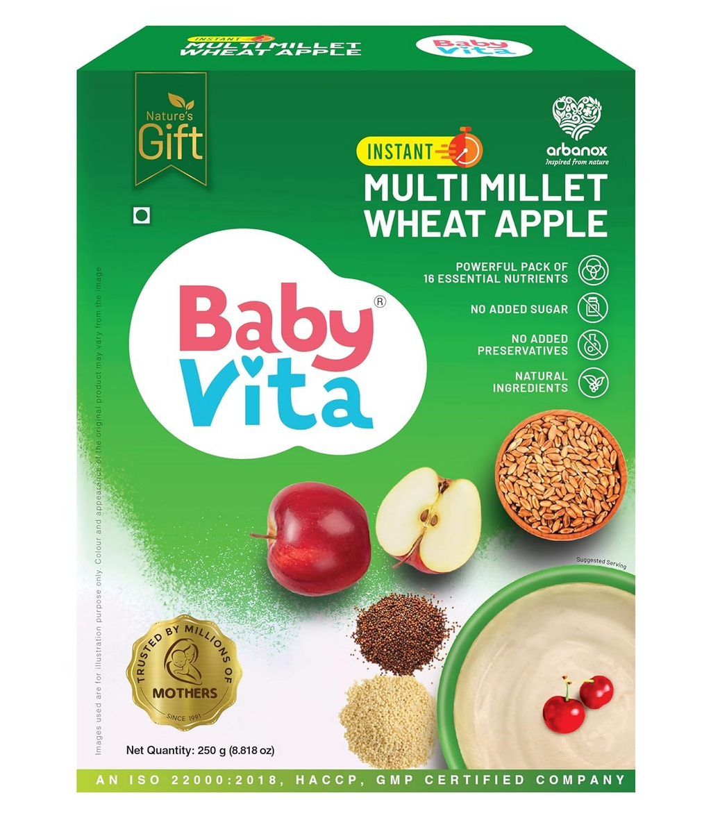Babyvita Multi Millet Wheat Apple Powder | Grocsy