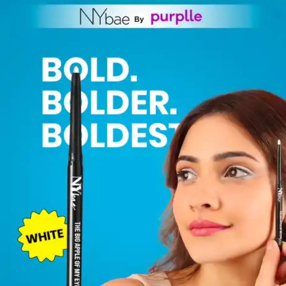 NY Bae The Big Apple Of My Eyes Kohl Kajal - White | Grocsy