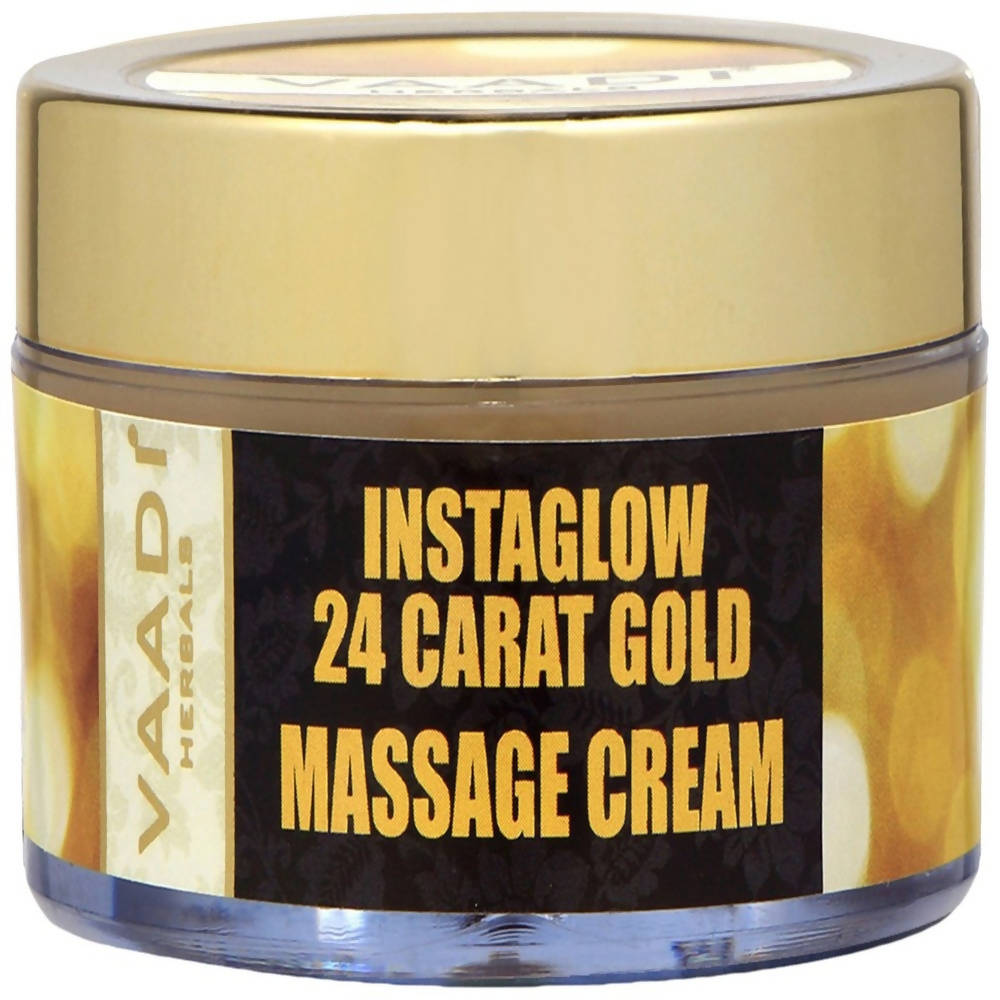 Vaadi Herbals Instaglow 24 Carat Gold Massage Cream | Grocsy