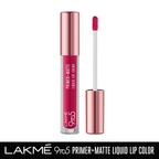 Lakme 9to5 Primer + Matte Liquid Lip Color - MP2 Power Pink | Grocsy