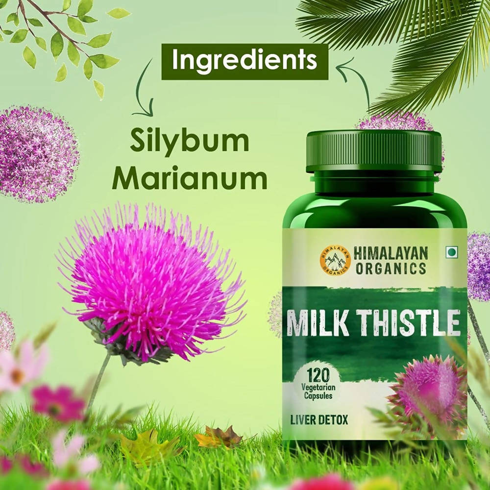 Himalayan Organics Milk Thistle Capsules | Grocsy