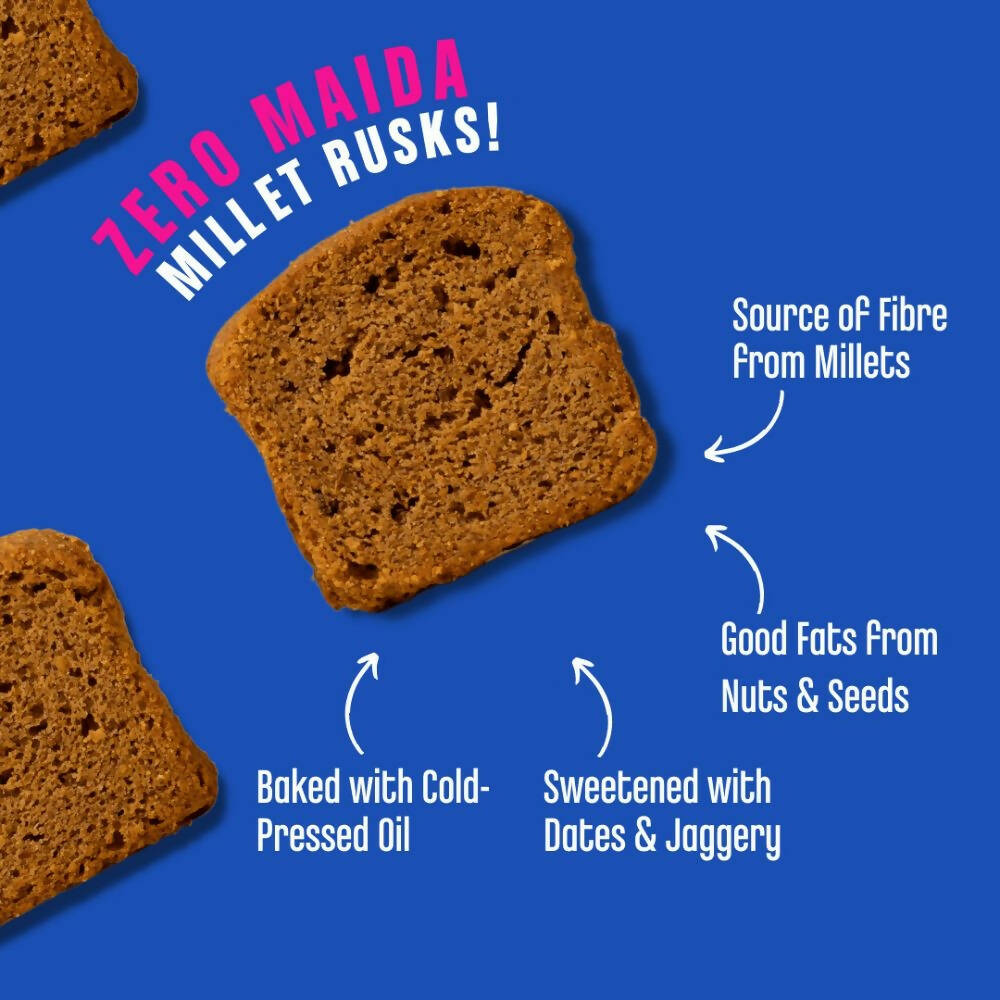 Early Foods Ragi Millet Rusk | Grocsy