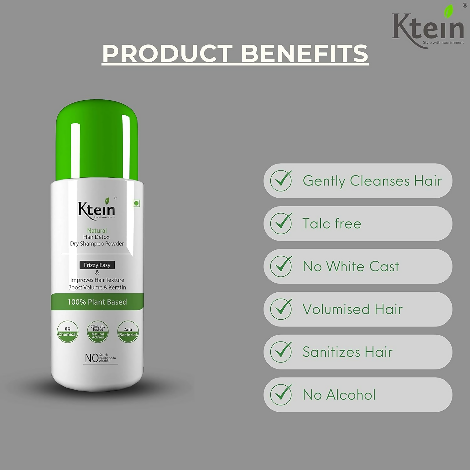 Ktein Natural Detox Dry Shampoo | Grocsy