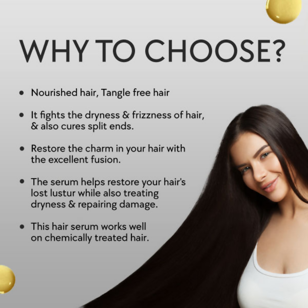 Zobha Argan Oil Hair Serum For Silky Smooth Hair | Grocsy