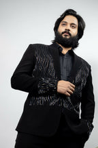 Alish - Embroidered Blazer by Hilo Design | Grocsy