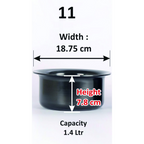 Sumeet 3Mm Aluminium Tope - 11 Inches | Grocsy