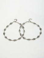 NVR Women's Set of 2 Silver-Plated Elephant Design Anklets | Grocsy