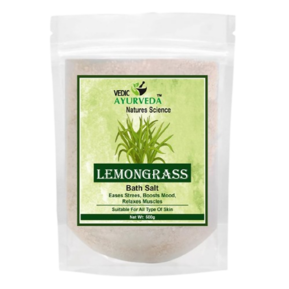 VedicAyurveda Lemongrass Bath Salt | Grocsy