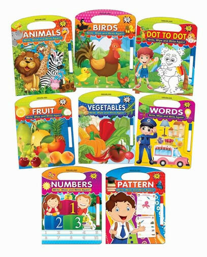 Dreamland Write & Wipe Books- (8 Titles) | Grocsy