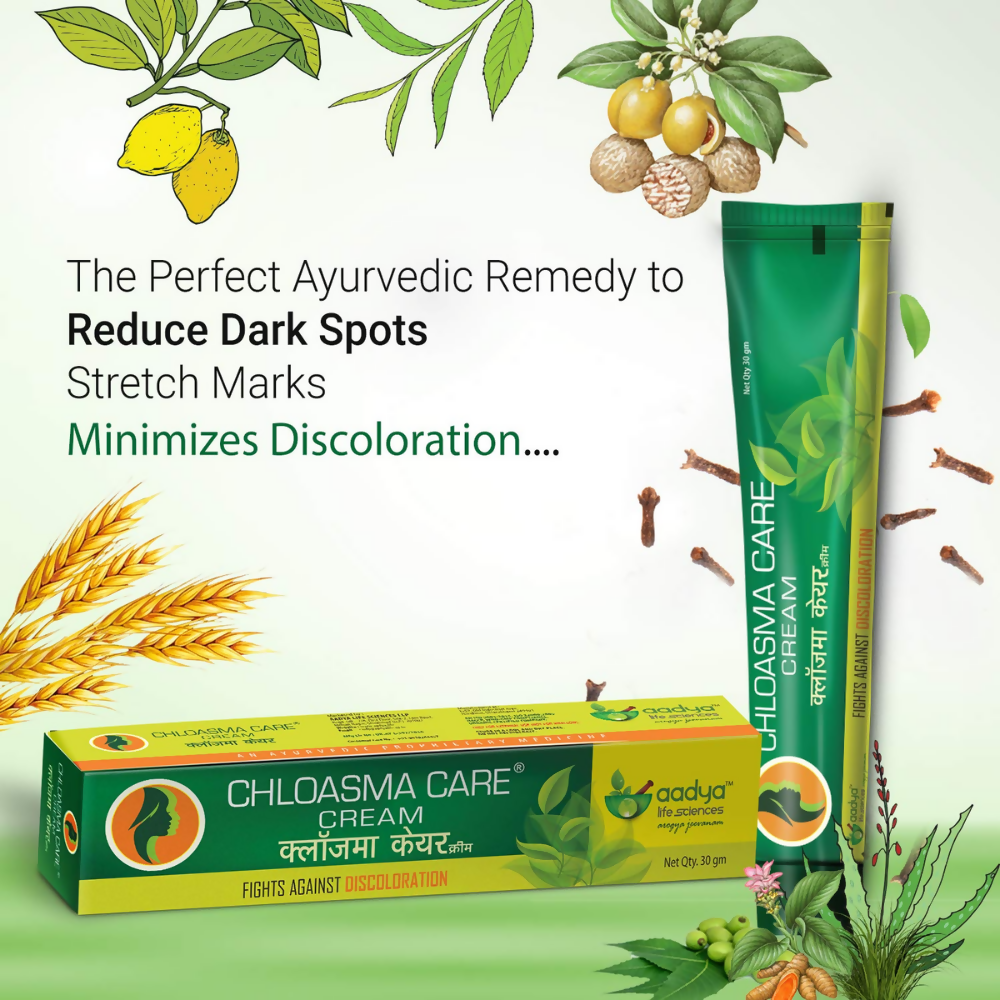Aadya Life Sciences Chloasma Care Cream and Face Wash Combo | Grocsy