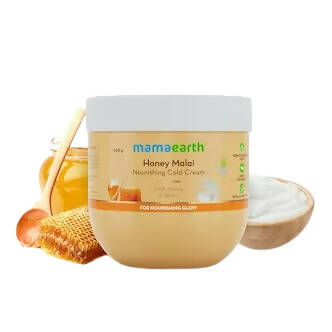 Mamaearth Honey Malai Cold Cream with Honey & Malai For Nourishing Glow | Grocsy