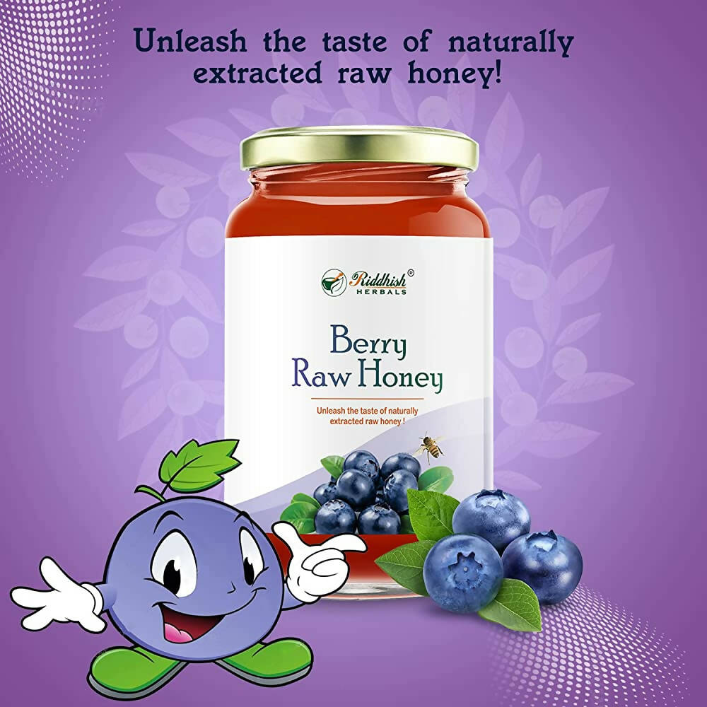 Riddhish Herbals Raw Organic Berry Honey | Grocsy