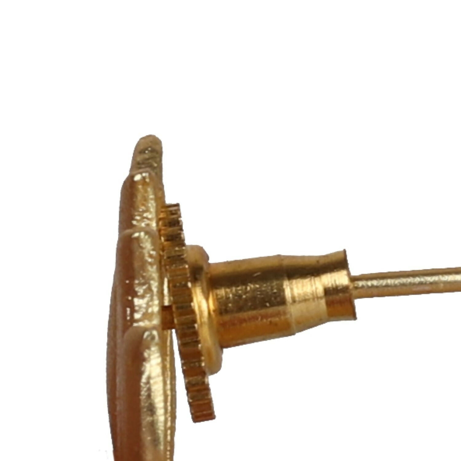 Joban Fashion Women Matte Gold Brass Jhumka | Grocsy