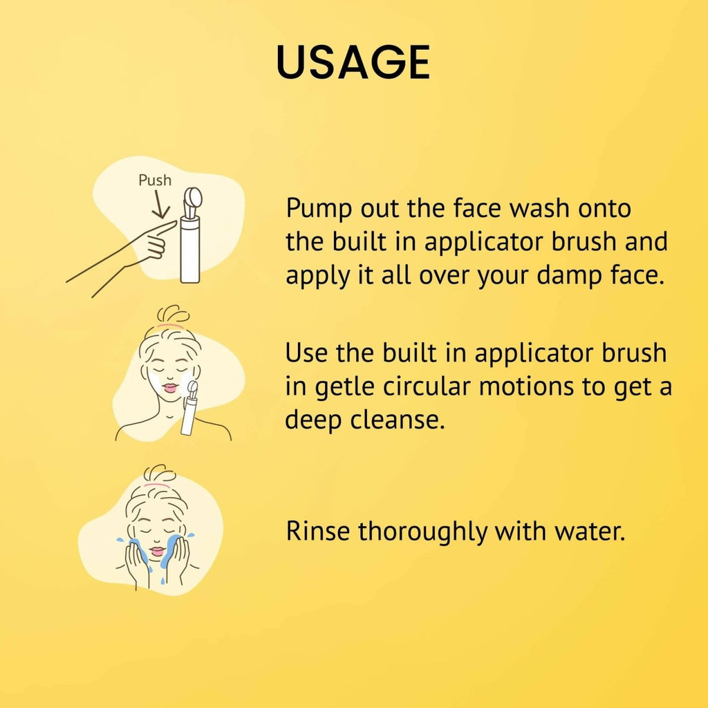 Alps Goodness Ubtan & Alpha Arbutin Radiance Foaming Face wash | Grocsy