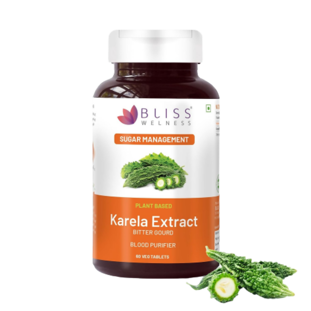 Bliss Welness Karela Extract Tablets | Grocsy