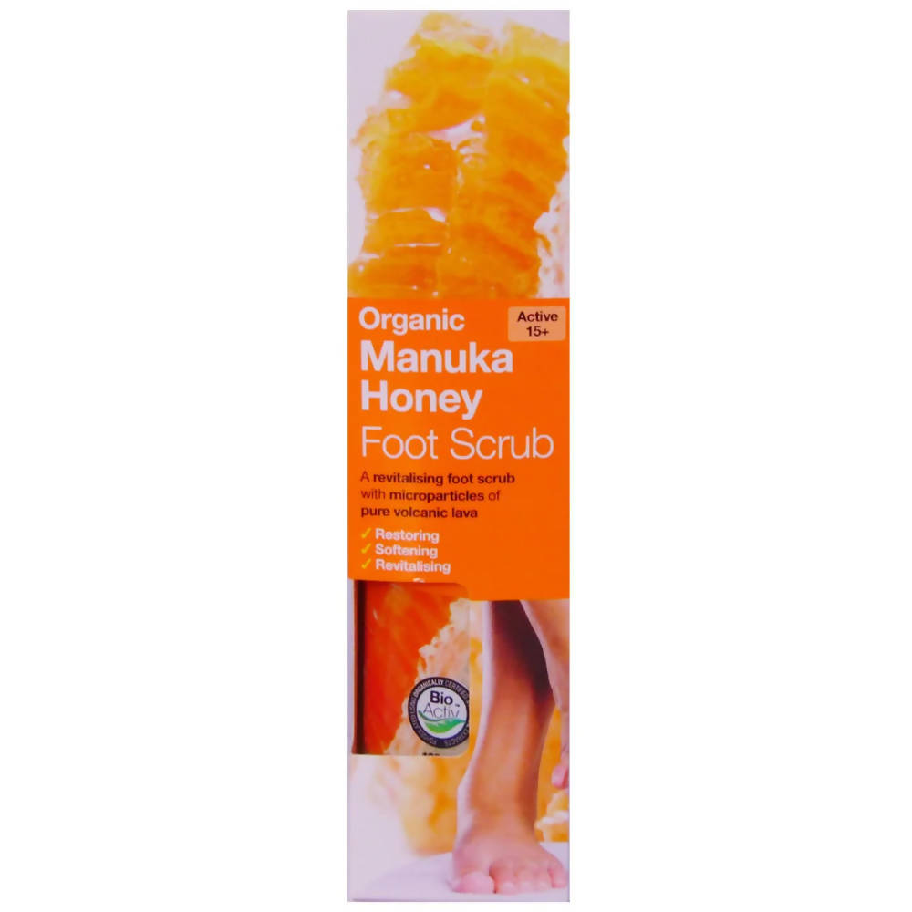 Dr.Organic Manuka Honey Foot Scrub | Grocsy