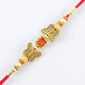 Ethnic Butterfly Rudraksha Rakhi & Cadbury Temptations | Grocsy