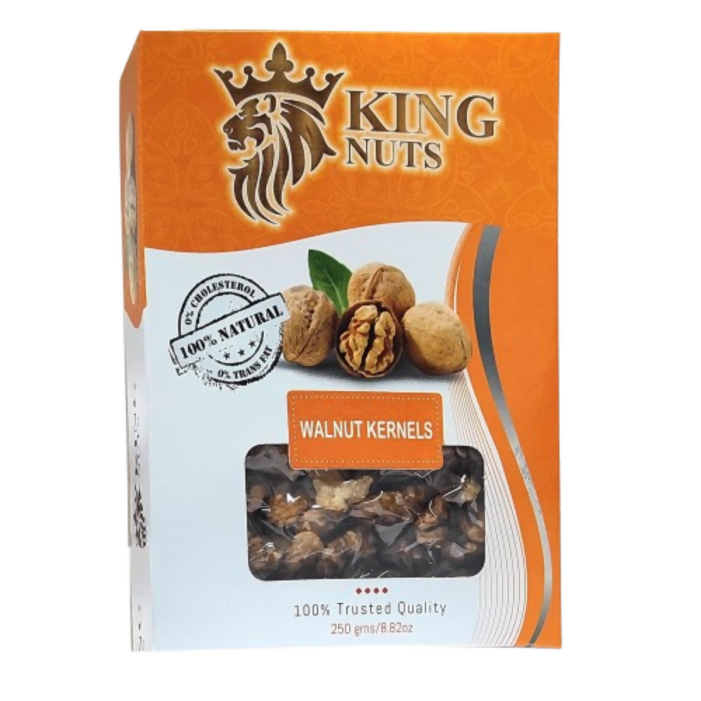 Go King Nuts Kashmiri Halves Walnuts Kernels | Grocsy