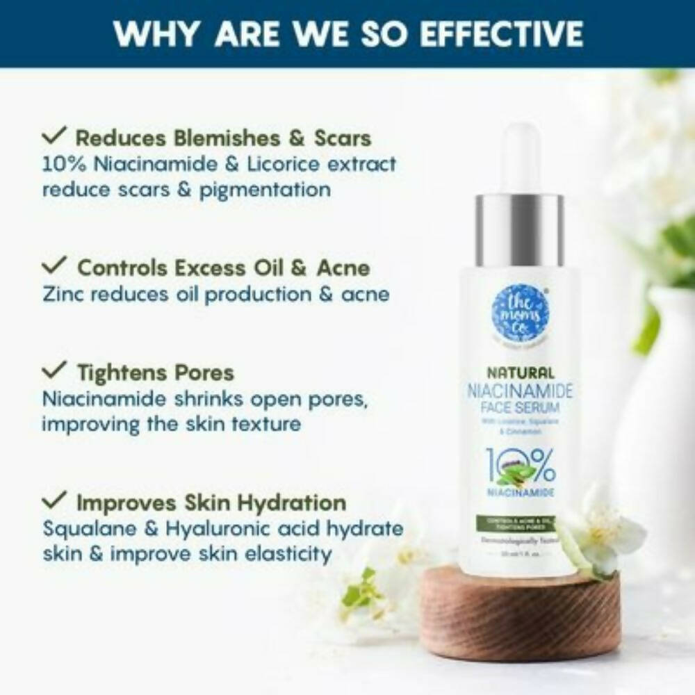 The Moms Co Natural Niacinamide Face Serum | Grocsy