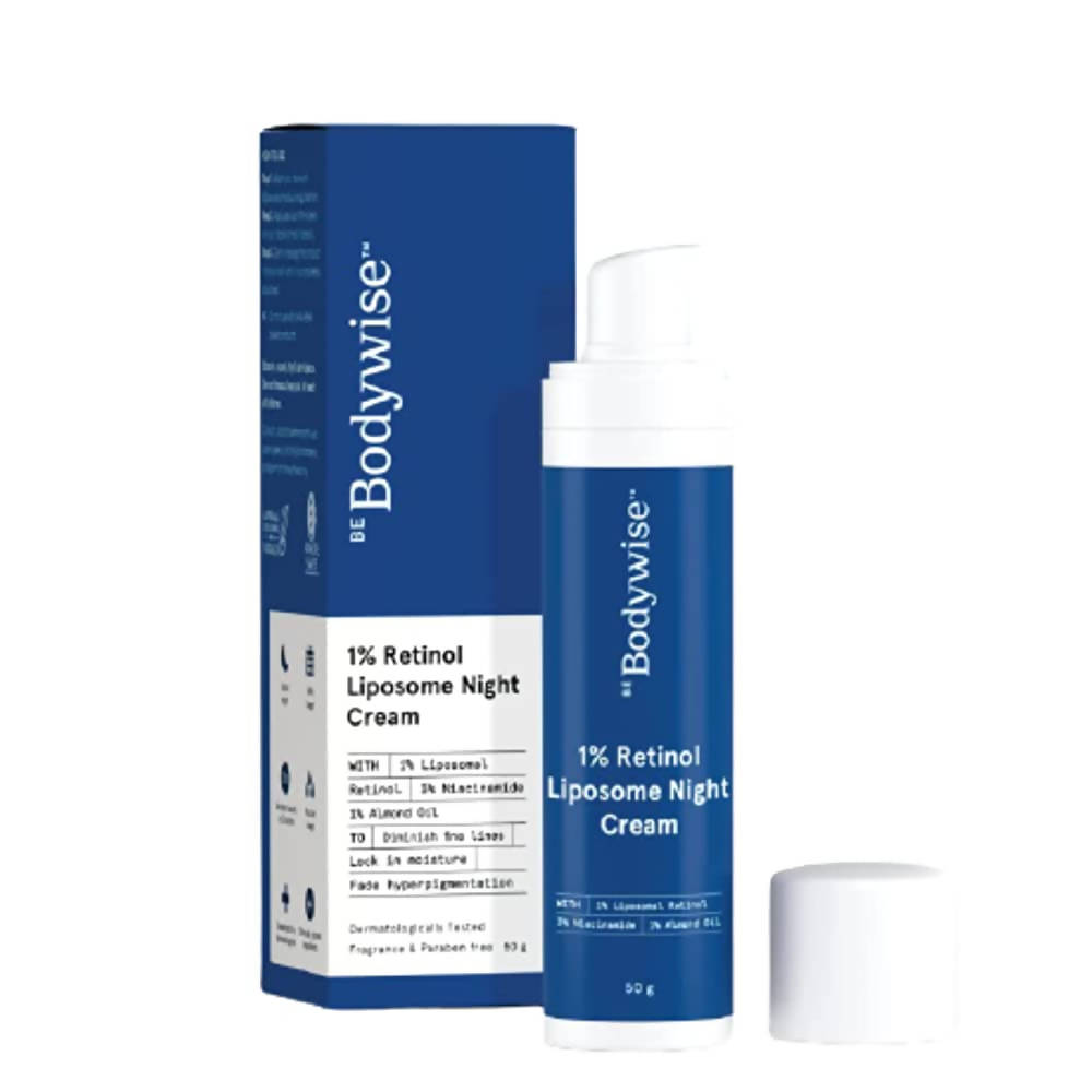 BeBodywise 1% Retinol Liposome Night Cream | Grocsy