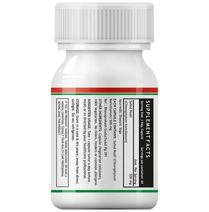 Inlife Safed Musli Extract Capsules | Grocsy