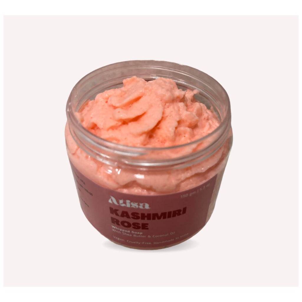 Atisa Kashmiri Rose Whipped Soap | Grocsy