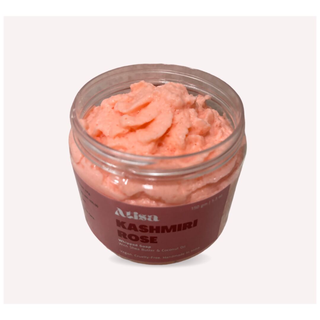 Atisa Kashmiri Rose Whipped Soap | Grocsy
