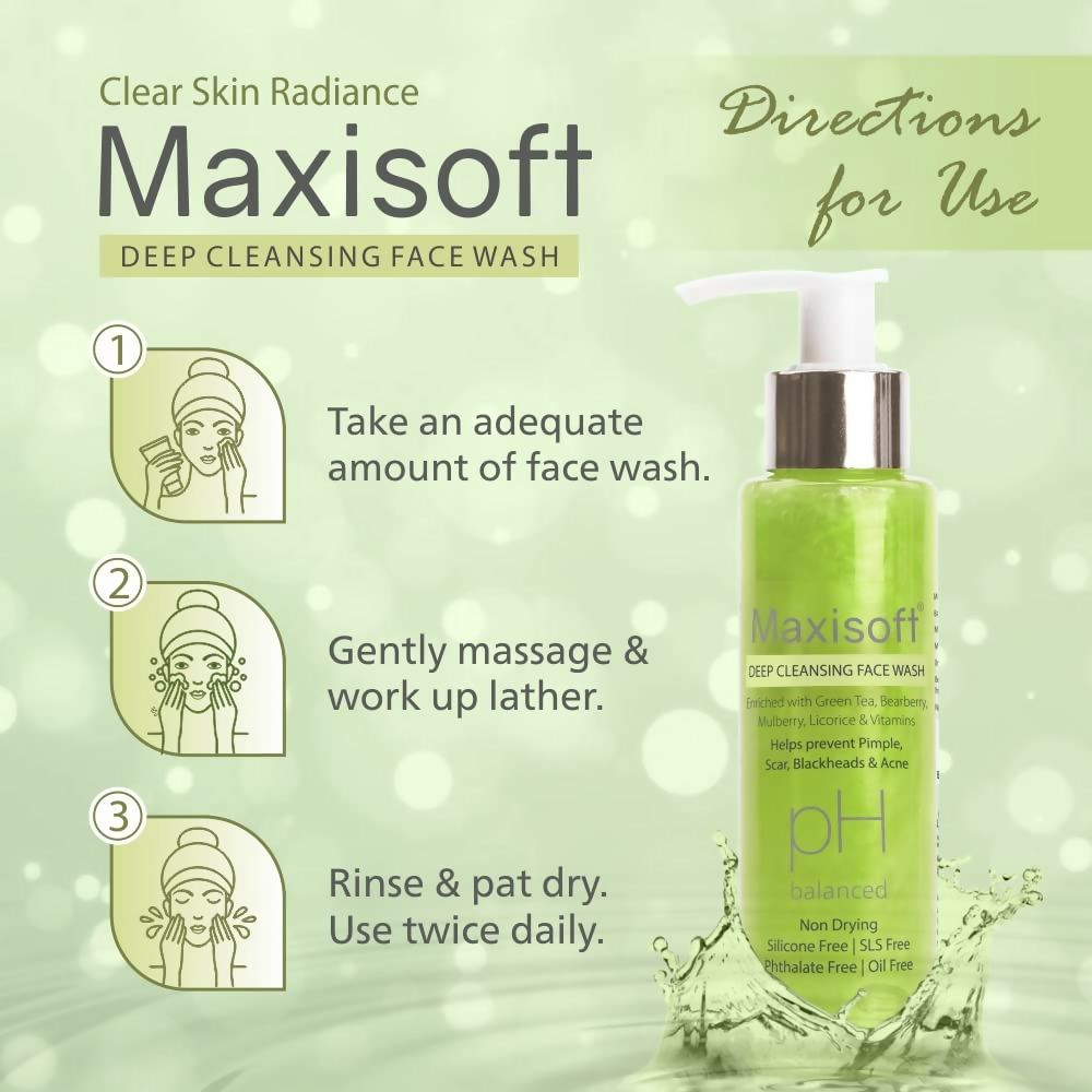 Maxisoft Deep Cleansing Face Wash | Grocsy