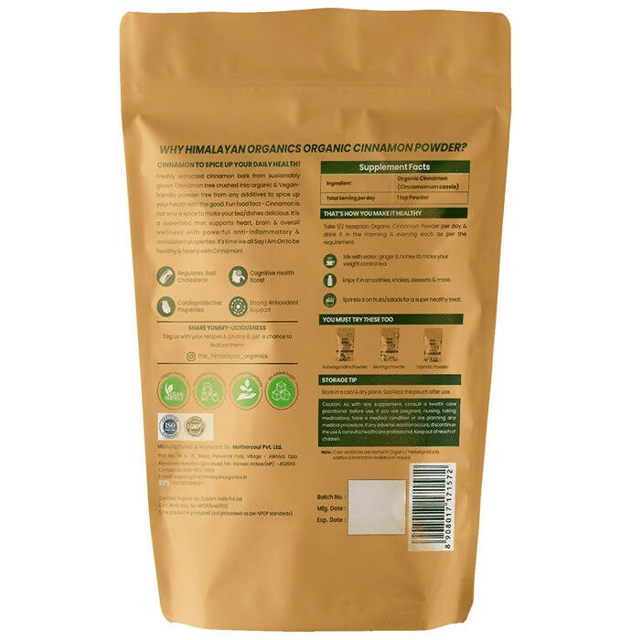 Himalayan Organics Cinnamon Powder | Grocsy