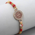 Meenakari Work Rakhi & Silk Chocolate | Grocsy