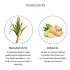 Medimix Natural Glow Face Wash with Sugarcane & Ginger | Grocsy